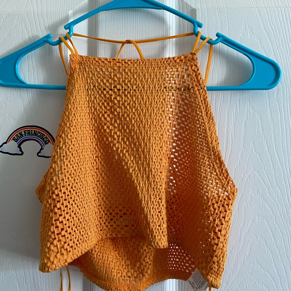 Zara knitted crop top